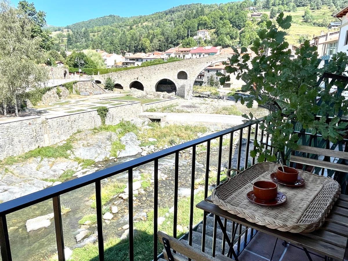 Apartamento Colgante Al Rio Con Vistas Al Puente Camprodon Eksteriør billede