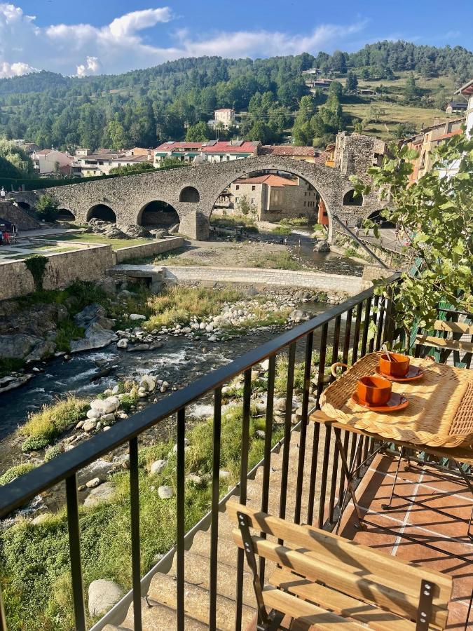 Apartamento Colgante Al Rio Con Vistas Al Puente Camprodon Eksteriør billede