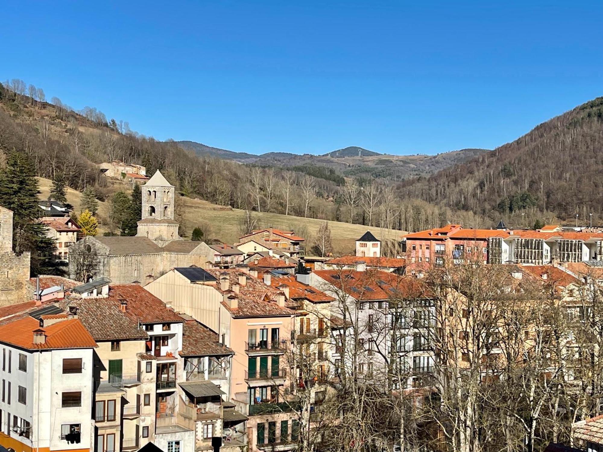 Apartamento Colgante Al Rio Con Vistas Al Puente Camprodon Eksteriør billede