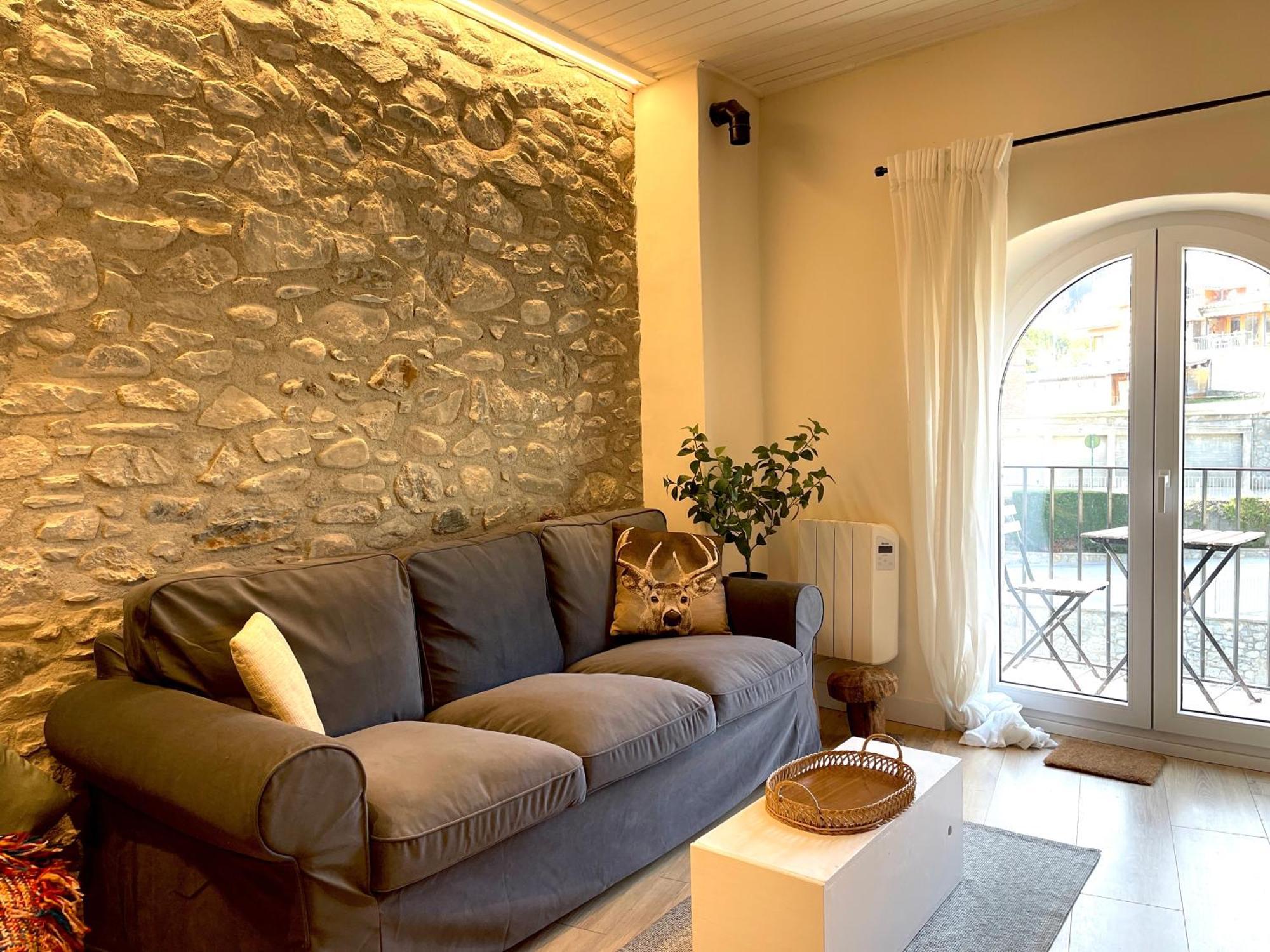 Apartamento Colgante Al Rio Con Vistas Al Puente Camprodon Eksteriør billede