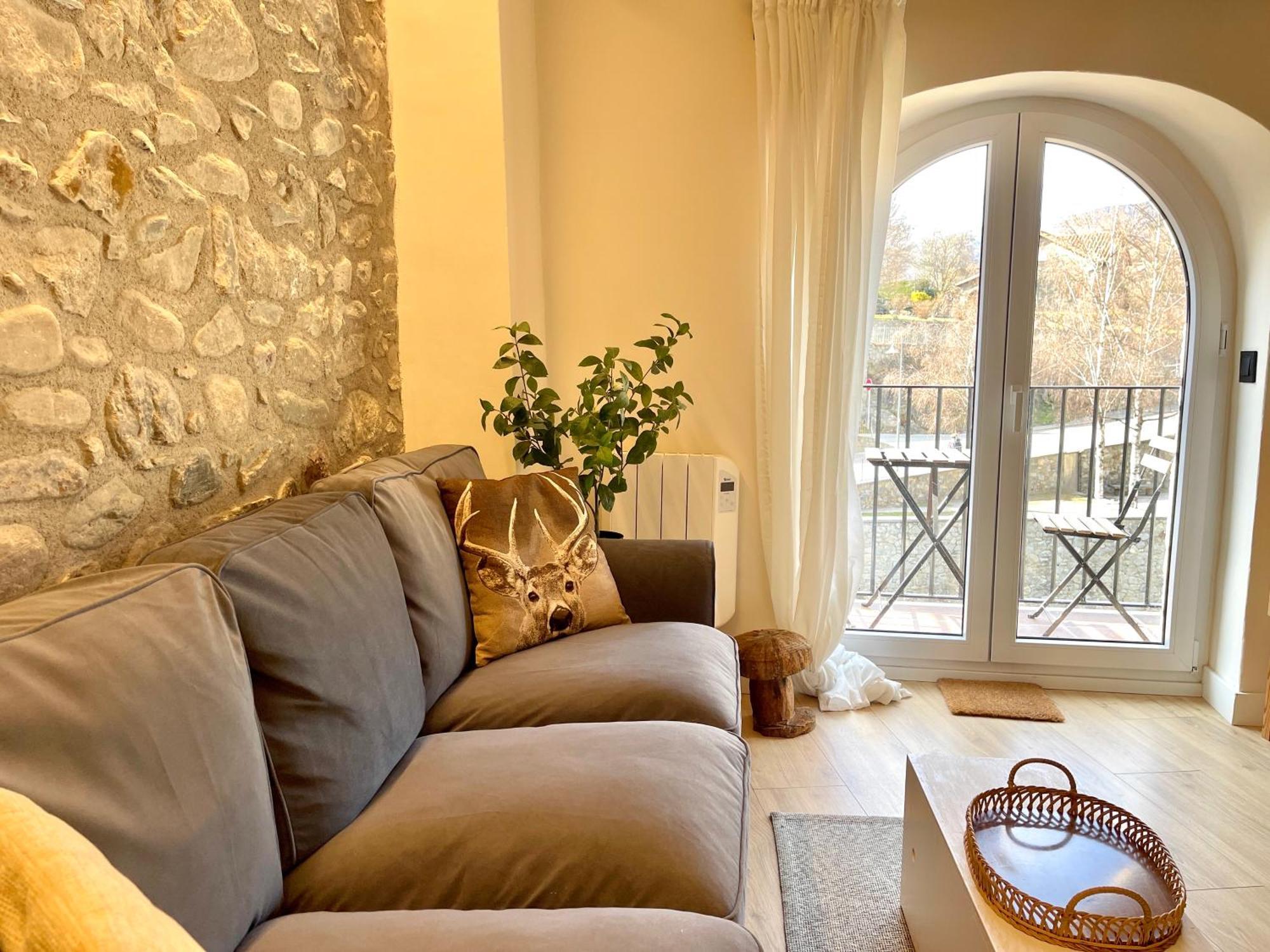 Apartamento Colgante Al Rio Con Vistas Al Puente Camprodon Eksteriør billede